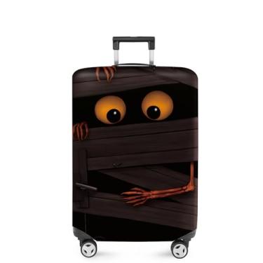 Imagem de ANNA QUEEN Capa divertida para mala, protetor de mala, capa de viagem para bagagem de 45 a 81 cm, acessórios de viagem de elastano extensível e lavável, #26, M(fits 22-25Inch suitcase)