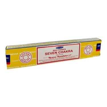 Imagem de Incenso 7 Chakras Massala Seven Chakra Satya 12 Cxs C 12 - Lua Mística