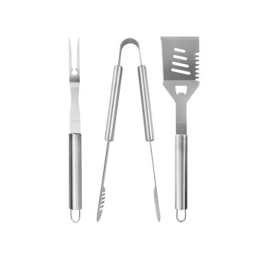 Imagem de Jogo para Churrasco 3 Peças Oster - Aço Inox | Prata