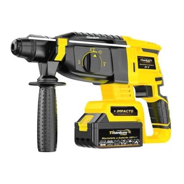 Imagem de Martelete Perfurador E Rompedor Bateria 21V Bivolt Titanium