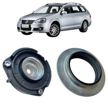 Imagem de Kit Coxim Batente Amortecedor Dianteiro Jetta Variant 06/... - Solupe 
