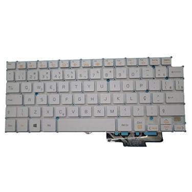 Imagem de Teclado portátil para LG 13Z950 13Z950-A 13Z950-G 13Z950-L 13Z950-M 13ZD940 13ZD940-G 13ZD940-L 13ZD950 13ZD950-G 13ZD950-L LG13Z95 Brasil BR Branco SEM moldura