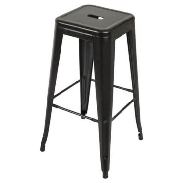 Imagem de Kit - 3 X Banquetas Altas Iron Tolix - 76 Cm - Preto