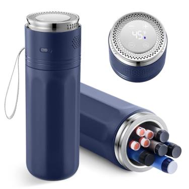 Imagem de Resfriador de insulina, resfriador elétrico de caneta de insulina para viagem, estojo de viagem para diabéticos, garrafa de resfriamento portátil para diabéticos, estojo de viagem com USB e visor de