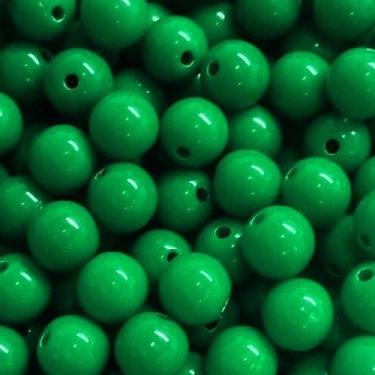 Imagem de BOLINHA DE RESINA Nº 10 (20 G) - LADEIRA BIJUTERIAS, Verde bandeira