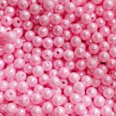 Imagem de PÉROLA DE ABS LISA Nº 06 20G PEROLA 6 MM - LADEIRA BIJUTERIAS, ROSA PA