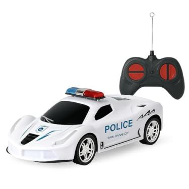 Imagem de Carrinho de Controle Remoto Polícia Infantil | 7 Funções | Brinquedo Educativo e Divertido para Crianças