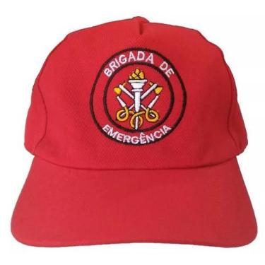 Imagem de Boné de Brim, modelo Brigada de Emergência, bordado em cores - CONEXÃO