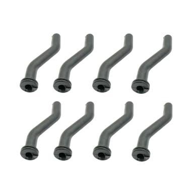 Imagem de Pacote com 8 Mangueira de borracha a vácuo de 7,6 cm compatível com Briggs Stratton John Dee-re D125 D130 D140 D160 D170 Trator de cortador de grama substitui 593998 797408 596163