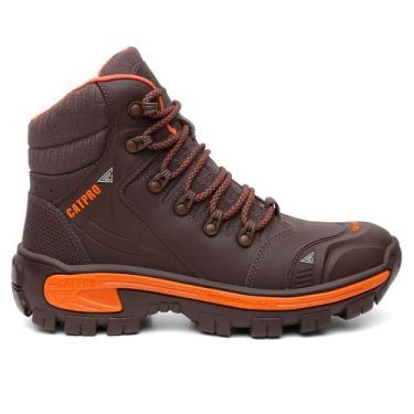 Imagem de Bota Masculina Couro Legitimo Coturno Adventure Masculino CATPRO Certi