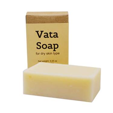 Imagem de Sabonete em barra inspirado na Ayurveda | Limpador suave e hidratante para peles sensíveis | Feito com ingredientes orgânicos (sabão Vata)