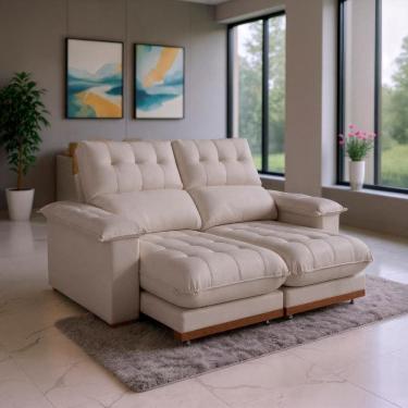 Imagem de Sofá 2 Lugares 2,00m Retrátil e Reclinável Milano Bom Pastor