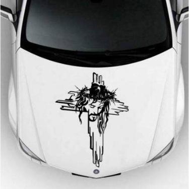 Imagem de Adesivo Para Carro Jesus Cristo