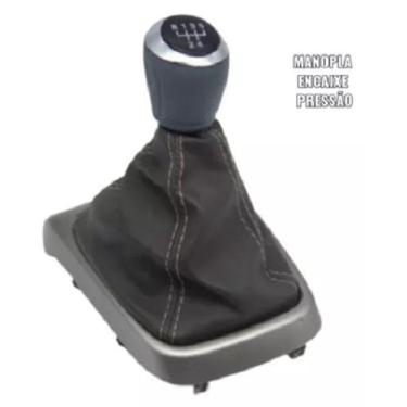 Imagem de Manopla Bola Pressão Coifa Câmbio Spin Cinza 2013 14 A 2018