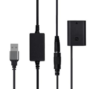 Imagem de Adaptador Dummy Bateria NP-FZ100 USB para Power Bank /Bivolt - WorldVi