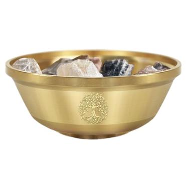 Imagem de Rrlihjgu Tigela Ritual - Tripla Lua Decoração para Casa | Pequena Tigela Decorativa Para Armazenamento De Joias | Para Queimador De Incenso Defumação Ritual Meditação Yoga Cerimônia