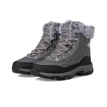 Imagem de Skechers Bota de cano curto feminina Trego-Stormie, Carvão, 35