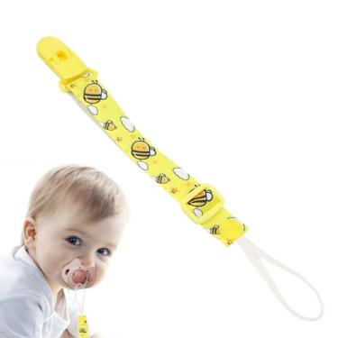 Imagem de Rrlihjgu Clipe de suporte de chupeta de bebê, clipe de chupeta - Correias de mordedor de anti-queda,Correias de mordedor de, corda de para dentição, suporte de de, mordedores