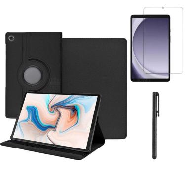 Imagem de Capa 360º Couro + Película + Caneta Para Galaxy A9+ 11