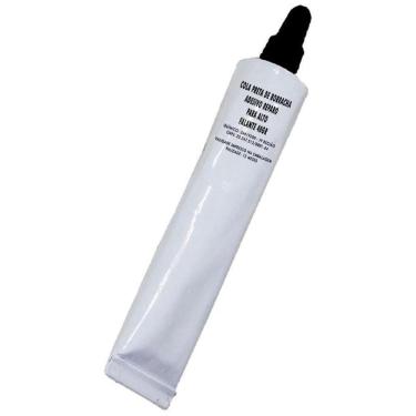 Imagem de Cola Preta De Borracha Adesivo Reparo Para Alto Falante 40Gr