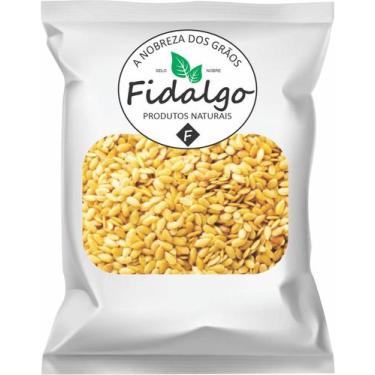 Imagem de Semente De Linhaça Dourada Com Laudo De Qualidade 1Kg 500g - Fidalgo N