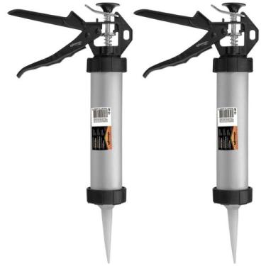 Imagem de Kit Aplicador De Silicone C/ Tubo 400ml 8864755 2 Un - SPARTA
