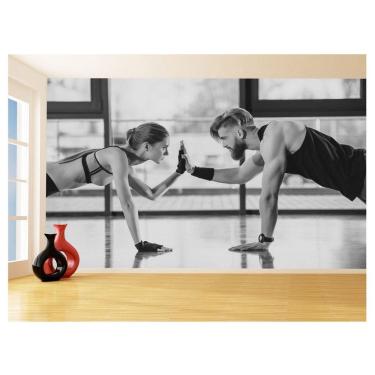Imagem de Papel De Parede 3D Academia Exercício Crossfit 3,5M Aca19