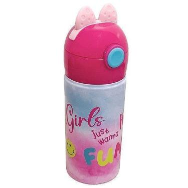Imagem de Garrafa Inox Pacific Lilica Ripilica Lov It Have Fun Rosa