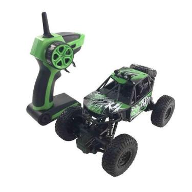 Imagem de Controle remoto Toy Car 4WD 2,4 GHz, escala 1:22, durável, verde - Glo