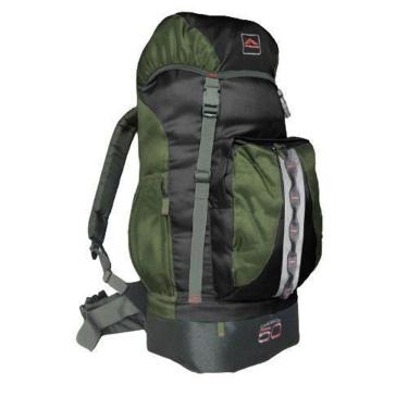 Imagem de 0050 - Mochila Caminhada 50 - Verde Com Preto