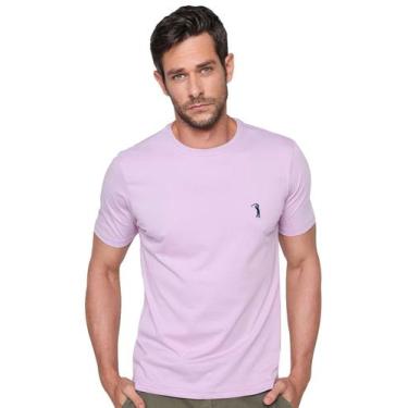 Imagem de Camiseta Aleatory Masculina Navy Icon Lilás, S/P