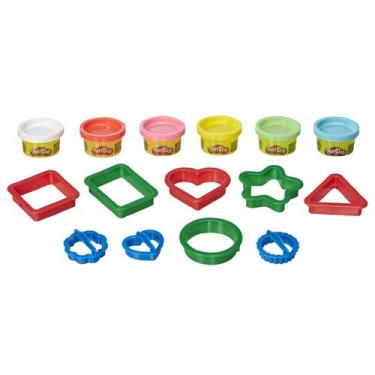 Imagem de Conjunto De Massinha Play Doh - Moldes De Formas Geometricas HASBRO