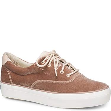 Imagem de Tênis feminino Keds de veludo com nome da cor rosa, Lt Pink, 8