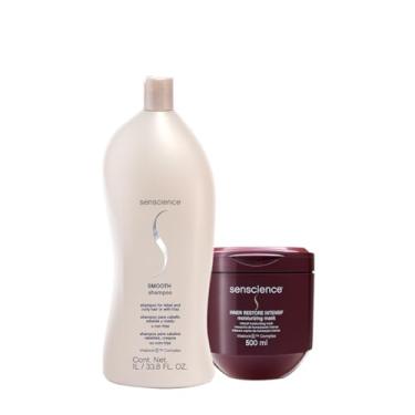 Imagem de Kit Senscience Smooth Intensif Shampoo Máscara (2 produtos)