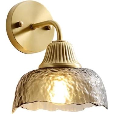 Imagem de Luminária de parede moderna de troncos para ambientes internos Luminária de parede de PVC plissado criativo com interruptor de puxar Luminária de parede montada na parede Decoração para quar