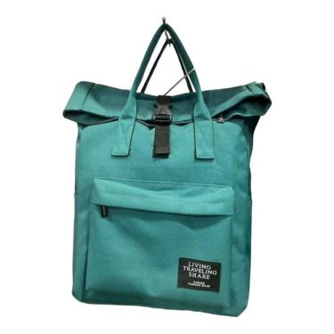 Imagem de Mochila feminina, estilo moderno, nylon, poliéster, 40cm