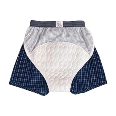 Imagem de harayaa Fralda de pano para adultos, capa de fralda lavável, macia, proteção para idosos, confortável, homens, roupa íntima à prova de vazamentos, calça para, Xxl