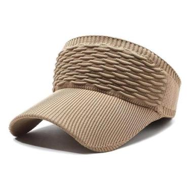 Imagem de Chapéu Feminino Respirável De Cor Sólida Com Viseira E Aba Longa - oem