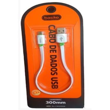 Imagem de Cabo  de Dados 30cm V8 Basike 0024