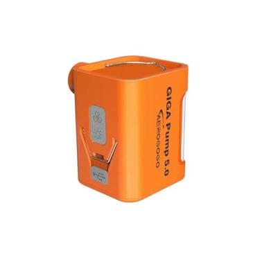 Imagem de Aerogogo Bomba De Ar Portátil Giga Pump 5 Para Infláveis, Mini Bomba De Ar De 5 Kpa, Bomba De Ar Portátil Recarregável De 3600 Mah Com Lanterna De Acampamento Para Colchonetes, Boias De Piscina, Bói