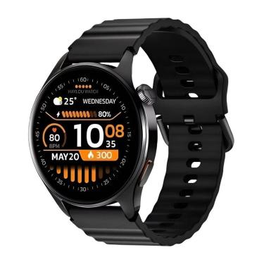 Imagem de Smartwatch Haylou Watch 4S, com GPS integrado, Amoled 1,43, Assistente de voz, chamdas, 1 ATM HF012-Unissex