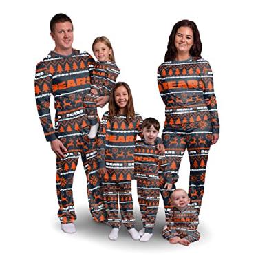 Imagem de Pijama de Natal da NFL Chicago Bears - Juvenil - 8 (P)