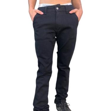 Imagem de Calça Jeans Sarja Masculina Skinny Slim Premium Colorida - Anj Modas, 
