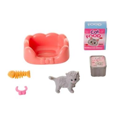 Imagem de Brinquedo Gatinho Feliz Gatos Sortidos c/Acessórios Divertidos p/Brinc