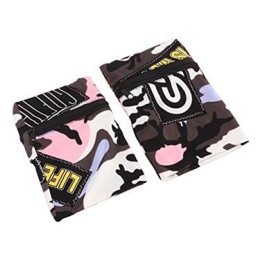 Imagem de Yctze 2 Pacotes de Suporte de Braçadeira para Telefone de Corrida Bolsa de Braço para Exercícios, Caminhadas, Ciclismo - Braçadeira Esportiva Leve e Respirável para Armazenamento Seguro do Telefone