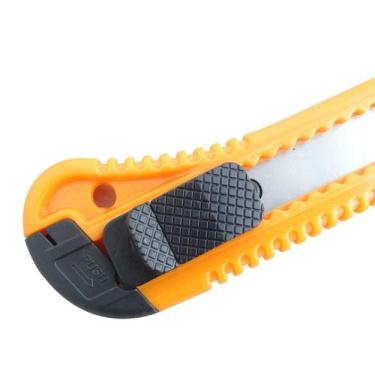Imagem de Estilete Econômico 18MM Starfer, Amarelo