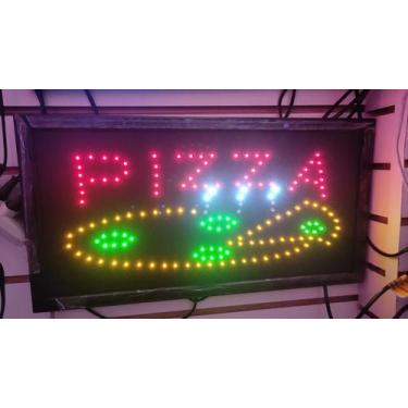 Imagem de 110v painel de led letreiro luminoso placa PIZZA  - tltled