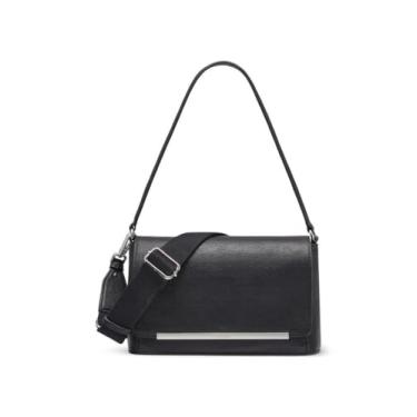 Imagem de Calvin Klein Bolsa de ombro conversível Alia, preta/prata, tamanho único