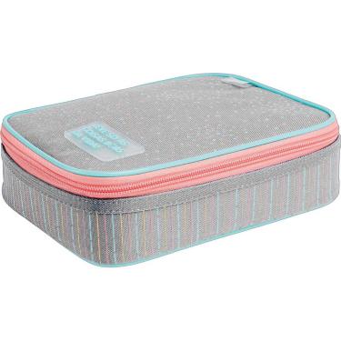 Imagem de ESTOJO BOX ACADEMIE DOTS CINZA TILIBRA