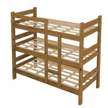 Imagem de Treliche De Madeira Maciça Diamante Nogueira Reforçada